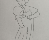 古代美女简笔画,古代美女简笔画中的古典美韵